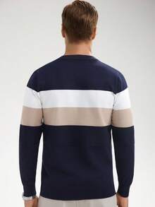 Manfinity Mode Men Colour Block Jumper - Multicolor - View 2