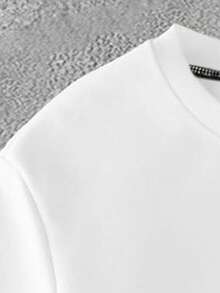 Tween Boy Casual Stylish Minimalist Striped Pattern Print Pullover Sweatshirt, Comfortable & Warm In Autumn/Winter - Multicolor - View 5