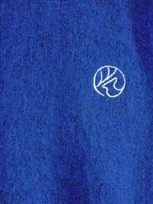 PAVTROS 男士蓝色V领针织衫，适合居家、校园和通勤穿着，秋冬季男士蓝色长袖针织衫 - 藍色 - 查看 3