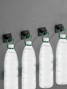 1pc Bathroom Adhesive Towel Hook, Wall Mount Robe Hanger, No Drilling Required Home Bathroom Decor Bathroom Organizer Summer