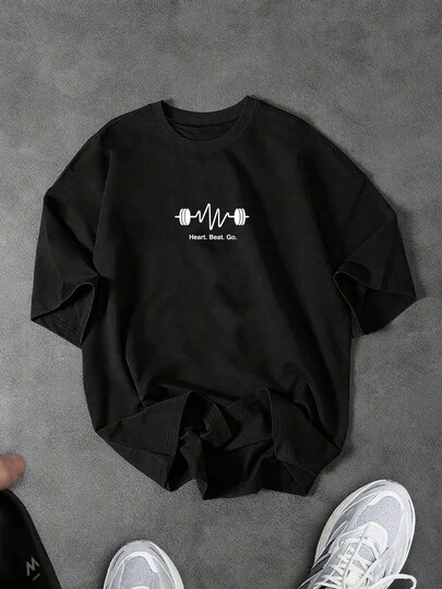 Sport MetroGents 男士圆领短袖休闲夏季百搭运动T恤