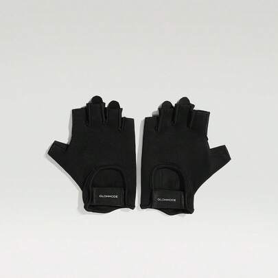 GLOWMODE Sweat-Wicking Medium Support Palm Protection Mesh Panel Hook And Loop Training Palm Training Gym