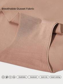 GLOWMODE 1 Pack Sculpt Fit High-Rise Waist Tummy Control Butt-Lifting Shapewear Coverage Underwear Daily Casual - Brown - View 5