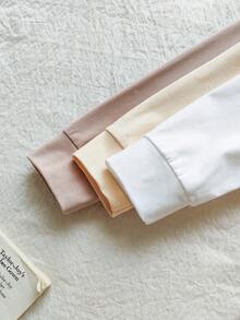 Vintaside Kids بدلة رضيع ذات لون أحادي مع إغلاق أمامي بأزرار وأكمام طويلة