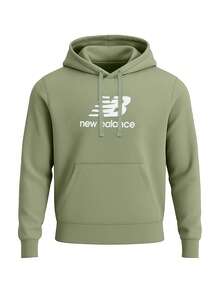 New Balance Essential Men's Hoodie Green - Green - View 1