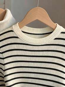 INAWLY Women's Casual Versatile Knit Sweater, Autumn/Winter - Multicolor - View 4