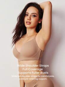 LUVLETTE Dream Curve Support+ 黑色无钢圈聚拢T恤 基本尺码 Freedom文胸 无痕内衣 舒适必备