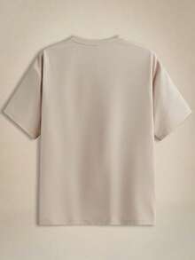 EASEVO 3 Peças/Conjunto Camisetas de Gola Careca de Manga Curta Casuais em Cores Sólidas, Plus Size, Adequadas para Uso Diário no Verão - Preto - Visão 9