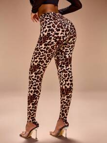 Radiana 女士性感休闲简约时尚白色紧身打底裤，踩脚裤，瑜伽裤，运动裤，弹力针织面料，修身剪裁凸显身材 - 白色 - 查看 9