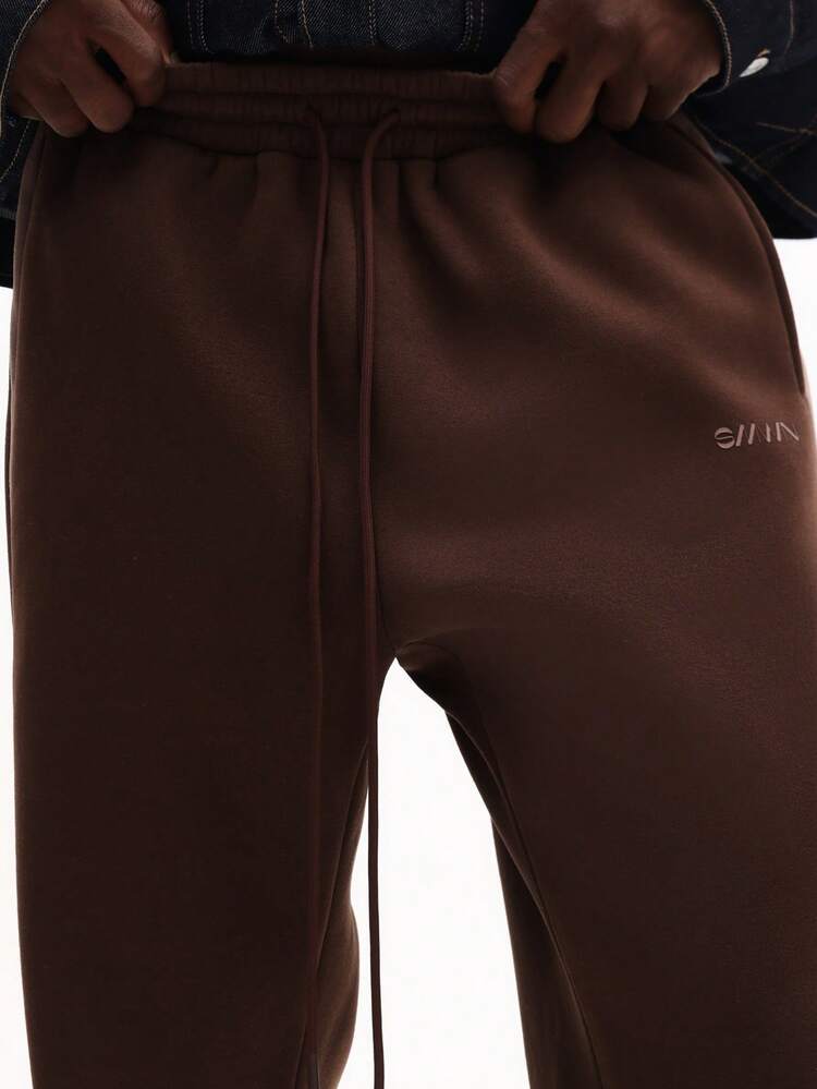 Flare Sweatpants With Contrast Side Panel