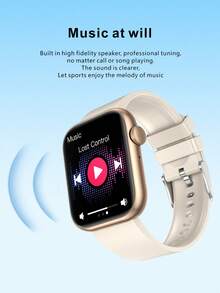 JMMO 1 件男女款运动型心率监测和通话智能手表，兼容安卓和 iOS