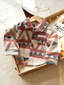 Vintaside Kids 男婴复古时尚百搭长袖外套，适合旅行、度假或日常休闲穿着，秋冬季款 - 彩色 - 查看 8