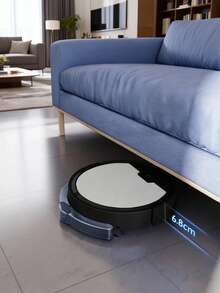 Teckwe Upgraded Reinforced Robot Vacuum Cleaner, 2-In-1 Sweeping & Mopping, Super Long Runtime, Low Noise, High Speed, Portable USB Charging, Smart Robot Vacuum, APP Control