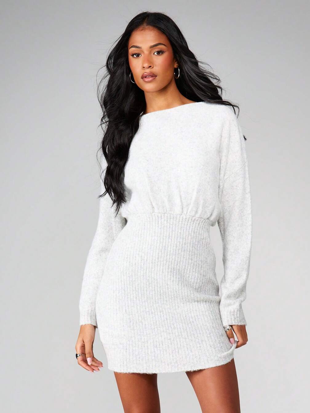 white dress long sleeve mini Whisper Square Neck in Summer Size:S - 6 Express Women's Floral Mesh and an invisible back HCD20260615120