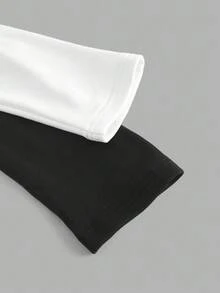 Manfinity NXTstreet 两件装男士休闲高领长袖T恤，秋冬 - 彩色 - 查看 4