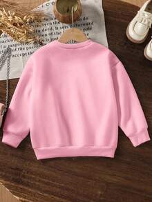 SHEIN 这款少女休闲百搭日常卡布奇诺咖啡芭蕾舞女孩图案针织长袖卫衣，轻薄舒适，适合圣诞节、新年、秋冬季节穿着，是秋季叠穿的理想之选。时尚休闲的图案设计，也适合返校季、秋季、返校派对、户外野餐、街头摄影、居家、校园、节日、节日、送礼等场合。此外，它也是万圣节、感恩节、新年礼物的完美之选。 - 粉色 - 查看 4