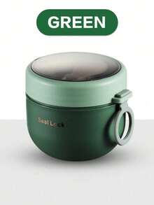 燕麦早餐杯，便携式酸奶杯，带盖勺子和硅胶手柄，食品容器，午餐盒，防漏食品储存容器，适用于家庭、学校、办公室、旅行、户外野餐、学习用品 - 彩色 - 查看 12