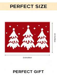 Cirelle Tapetes de Árvore de Natal são uma das decorações mais perfeitas para o Natal, trazendo aos convidados uma sensação de calor e alegria. Eles podem ser colocados na entrada e também servir como decoração para a sala de estar de Natal. - Tapete de natal - Visão 8