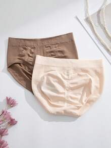 7pcs/Pack Comfortable Seamless Panties, Butt Lifting Women's Briefs