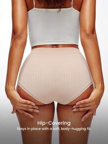 LUVLETTE 2条装中腰基础款隐形三角裤女士内裤套装 - 休闲舒适