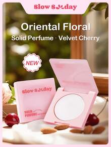 Slow Sunday 固体香水（丝绒樱桃），持久留香，女士香水，迷你香水，护肤品，浪漫迷人，花果香调，融合香草、樱桃和玫瑰；适合约会、日常通勤和度假，不含酒精，方便携带，韩妆，是约会、生日、周年纪念日、节日、派对的理想之选，清新怡人，适合夏季使用。 - 多樣化香型 - 查看 2