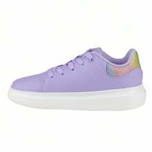 Tenis Charly Kids Niña 1098390 Lila Tipo Choclo Zapatillas Infantiles Con Estilo Actual Colores Suaves Y Talón Iridiscente Comodidad Todo El Día Para Salidas, Juego Y Looks Casual - Lila Púrpura - Ver 4