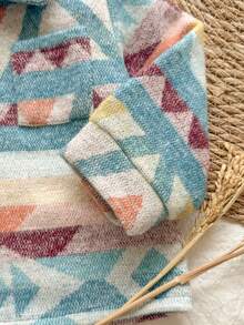 Vintaside Kids Baby Boy Retro Fashionable Versatile Long Sleeve Jacket, Suitable For Travel, Vacation Or Daily Casual Wear, Autumn/Winter - Multicolor - View 4