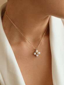 Opalesca Dây chuyền mặt ngọc trai, Trang phục, Tiền cũ, Phụ kiện cưới/cô dâu, Fairycore/Fairy, Ngọc trai, Kim loại/Kết cấu, Mùa thu/Thu/Đông, Thanh lịch, Dành cho mẹ/Phụ nữ/Bé gái/Mẹ, Cao cấp, Cổ điển, Nhiều lớp - Nhiều màu - Xem 3