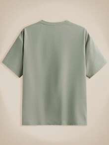 EASEVO 3pcs/Set Men Plus Size Solid Color Plain Nice Knitted Casual Short Sleeve T-Shirt, Regular-Fitting With Round Neckline, Perfect For Summer Daily Wear, Going Out