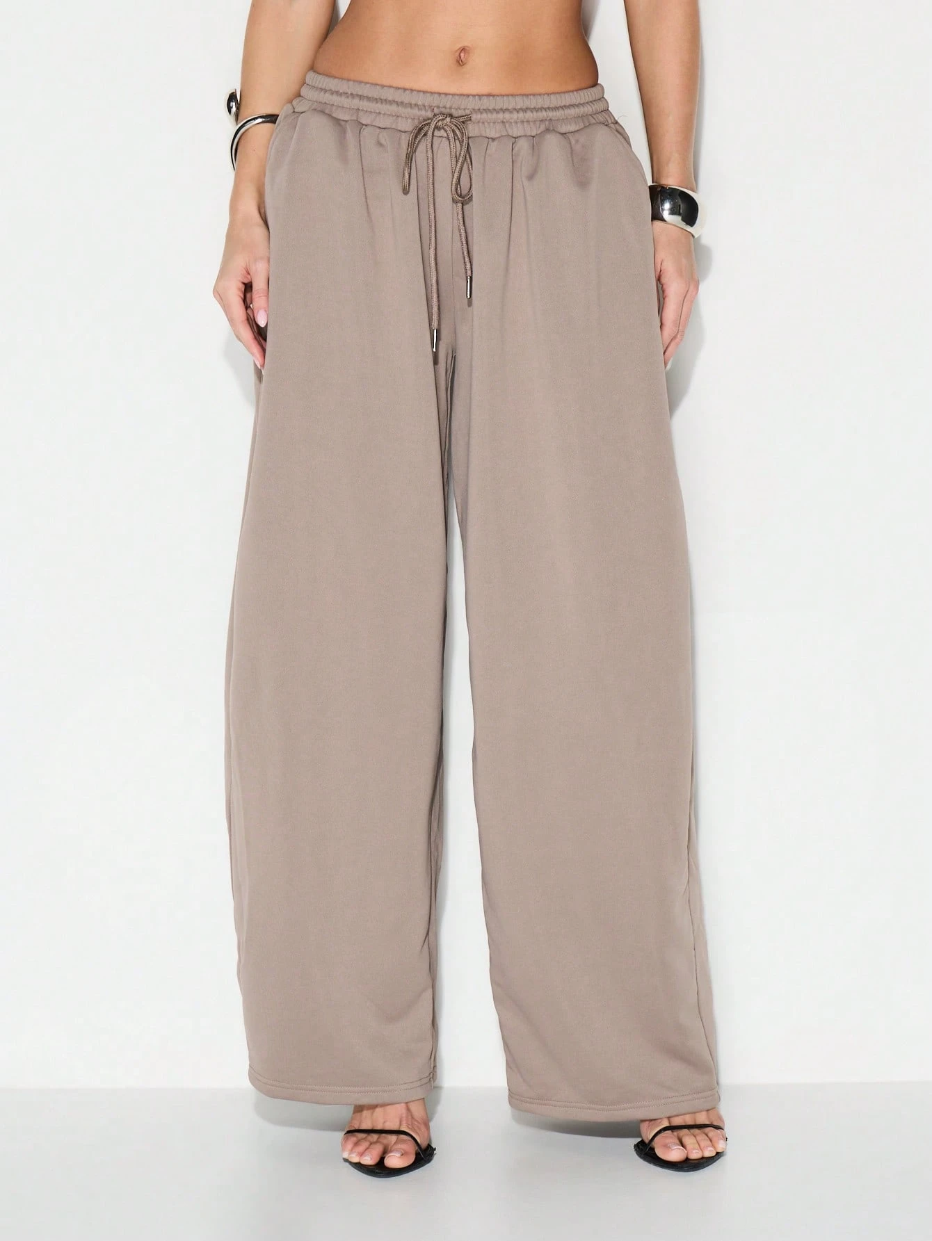 KIZN Wide Leg Drawstring Casual Pants