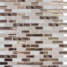 5/10 Pcs 12X12 Inches Peel-And-Stick Splash Guard, Easy To Clean Walls And Shower Tiles - 3D Soft Gel Self-Adhesive Flexible Durable Waterproof Tiles For Kitchen, Bathroom, Home Decoration, Holiday Decoration