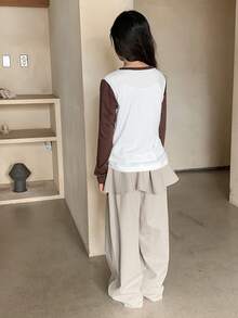 Dazy Kids Conjunto de camisetas para niñas preadolescentes, otoño