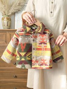 Vintaside Kids Áo khoác dài tay thời trang cổ điển đa năng cho bé trai, thích hợp mặc khi đi du lịch, đi nghỉ hoặc mặc thường ngày, mùa thu/đông - Nhiều màu - Xem 5