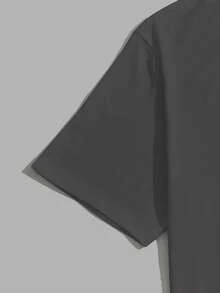 Manfinity VCAY 男士針織短袖t恤帶字母印花(2件裝)