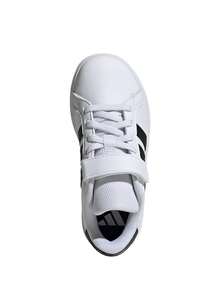Adidas Grand Court 2.0 Kids' Sneakers Cloud White / Core Black Shoes IH5529 - Trắng mây / Đen cơ bản / Trắng mây - Xem 4