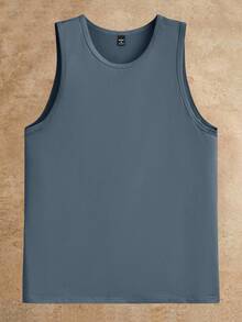 Manfinity VCAY 男士针织休闲上衣3件装，适合日常穿着，男士背心套装，男士无袖上衣，男士基础款背心 - 彩色 - 查看 7