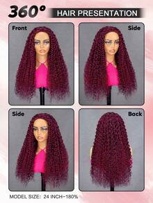 ALL READY WIG TO SPORT 9am Hair Store Wear Go Half Wig 99J Burgundowy kolor Wstępnie stylizowana fala wodna Elastyczne dopasowanie 3 w 1 Pół peruka ze sznurkiem Naturalna linia włosów Bezszwowa przyjazna dla początkujących Wear And Go Peruka bez kleju z ludzkich włosów Wstępnie wyrwana linia włosów 180% gęstości 14-16 cali Bob 18-26 cali Regularny kolor Naturalne nieprzetworzone dziewicze włosy Peruki świąteczne