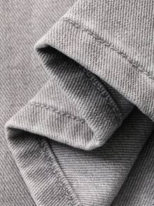 DAZY 少女喇叭裤 - 淺灰色 - 查看 7