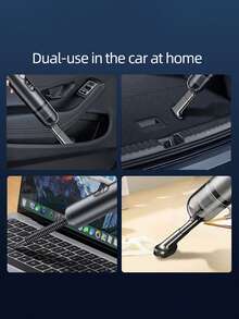 Teckwe Car Vacuum Cleaner: Car-Specific, High Suction, Wireless Handheld, Home-Usable, Compact & Mini, Blowing & Suction 2-In-1 Vacuum Cleaner,Two Batteries, Each With A Capacity Of 1500 MAh - Multicolor - View 5