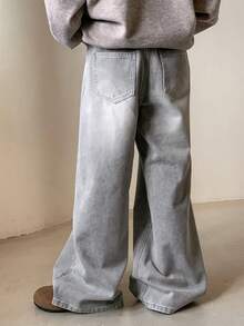 DAZY 少女喇叭裤 - 淺灰色 - 查看 5