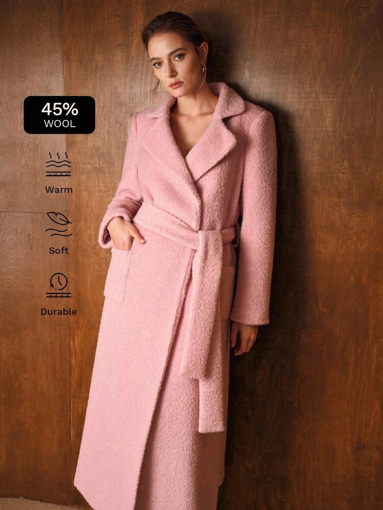 WOOL BELTED OVERCOAT