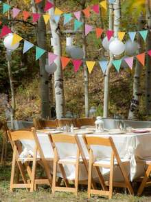 20条4.5米加厚亚麻可重复使用复古亚麻三角旗 - 生日装饰、圣诞节装饰、派对装饰、节日装饰、教室装饰、毕业典礼装饰、嘉年华装饰、万圣节装饰、周年纪念装饰 - 彩色 - 查看 11