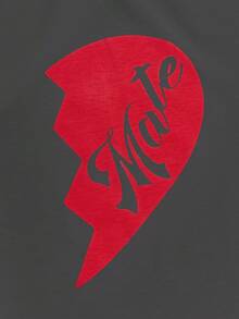 Manfinity VCAY 男士針織短袖t恤帶字母印花(2件裝)