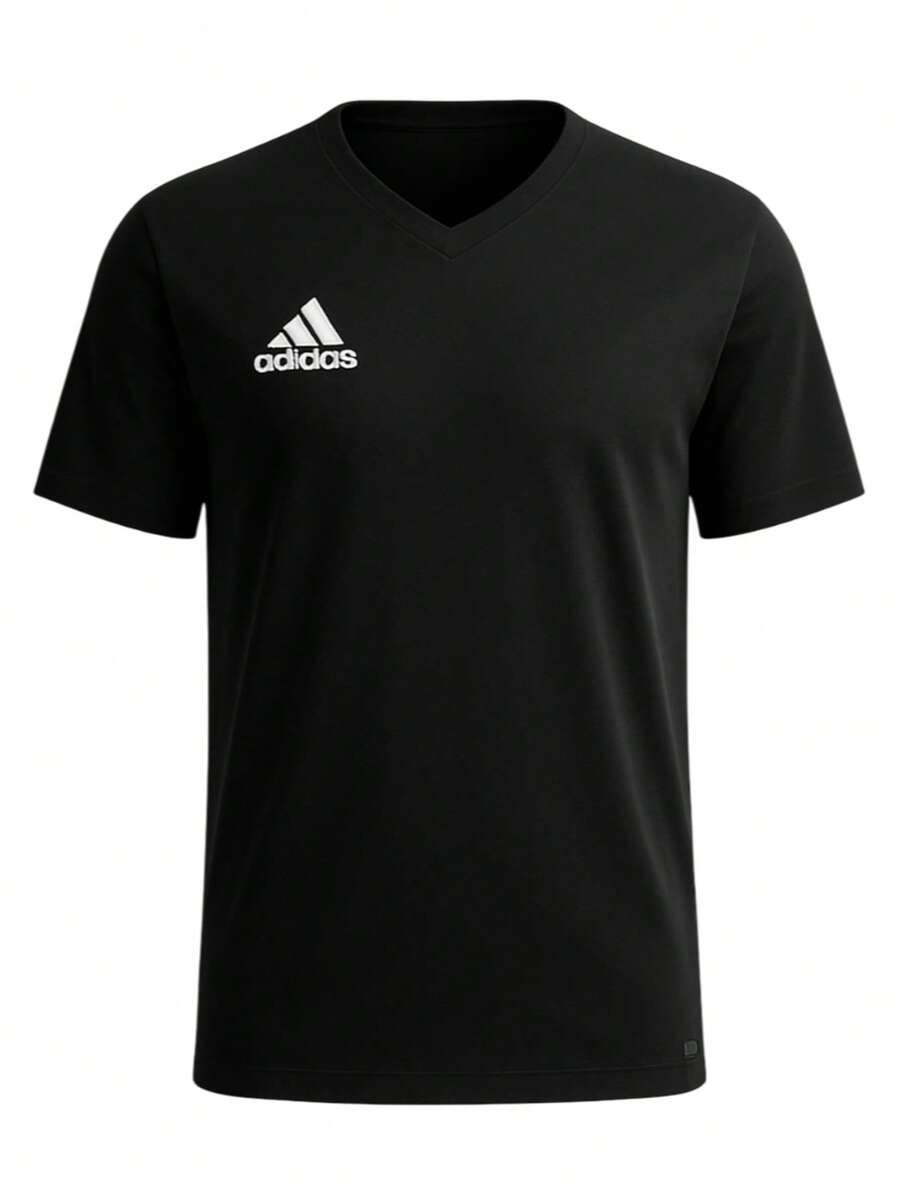Adidas Men's Sports Tees & Tanks Breathable Classic Fit Quick-Dry Training Vacation School Black HC0448 - Black - View 1