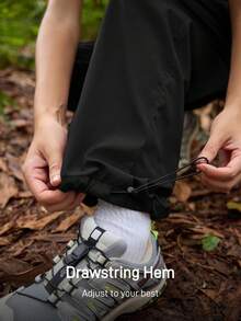 In My Nature 女士休闲弹力腰宽松户外裤，带口袋