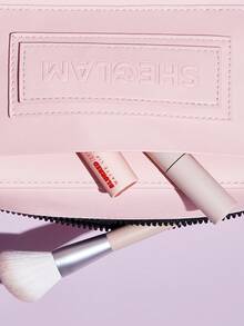 SHEGLAM Glow & Go 化妝包 可愛粉紅大號便攜式旅行化妝包收納包 旅行化妝包必備品 品牌 美容 化妝 化妝品 適合女性與女孩 完美搭配夏季春季 Y2K 時尚 流行 生日 母親節禮物 假期 派對準備就緒 最佳顏色 - 粉色 - 查看 5