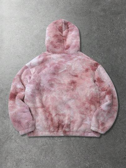 Street Life Veste à capuche décontractée tie-dye pour hommes, automne/hiver