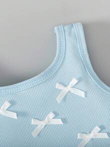 Sweetra Vestido de línea A de princesa de ballet con decoración de volantes y mariposa vintage para niñas bebé en verano, nuevo, en color negro - Azul - Ver 3