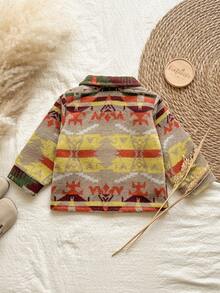 Vintaside Kids Áo khoác dài tay thời trang cổ điển đa năng cho bé trai, thích hợp mặc khi đi du lịch, đi nghỉ hoặc mặc thường ngày, mùa thu/đông - Nhiều màu - Xem 2