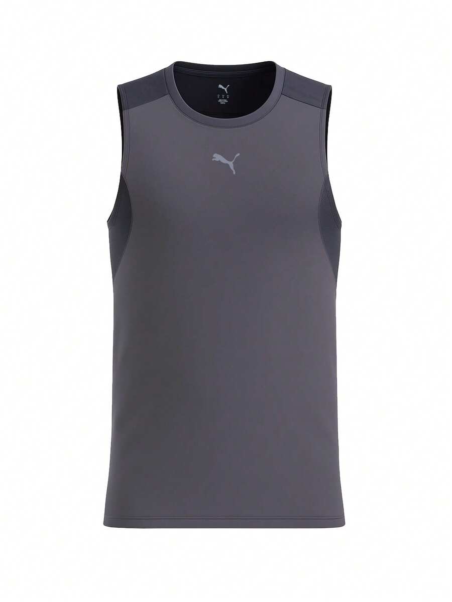 Puma Cloudspun Men Tank Grey - Grey - View 1